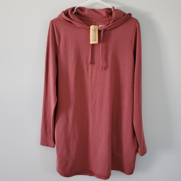 Duluth Trading Women's Dry and Mighty Hoodie Tunic Size M NWT - Picture 1 of 4